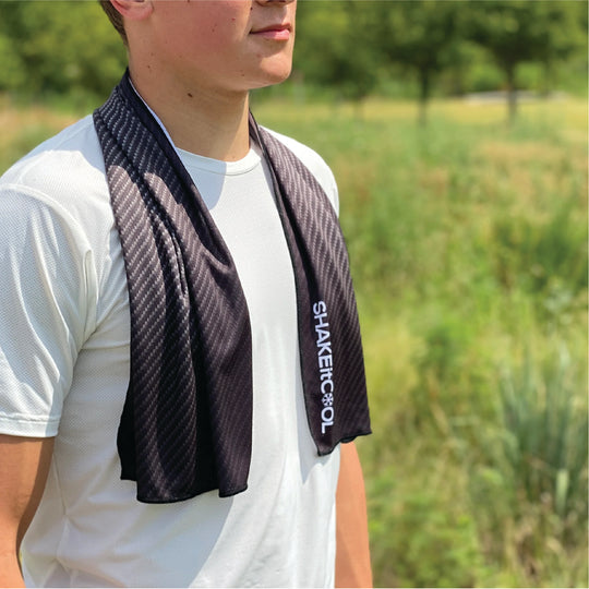 Extended Cooling Towel - Carbon Fiber (40 x 12) banner