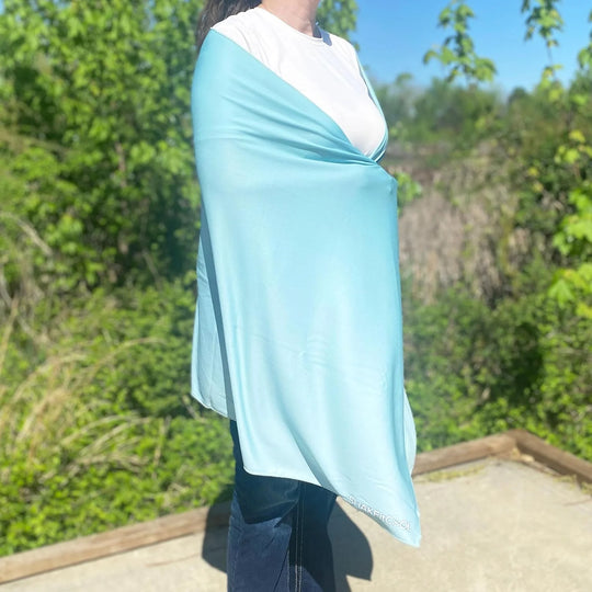 Cooling Shawl - Muted Mint (70 x 30) banner