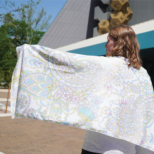 Cooling Shawl - Muted Paisley (70 x 30) banner