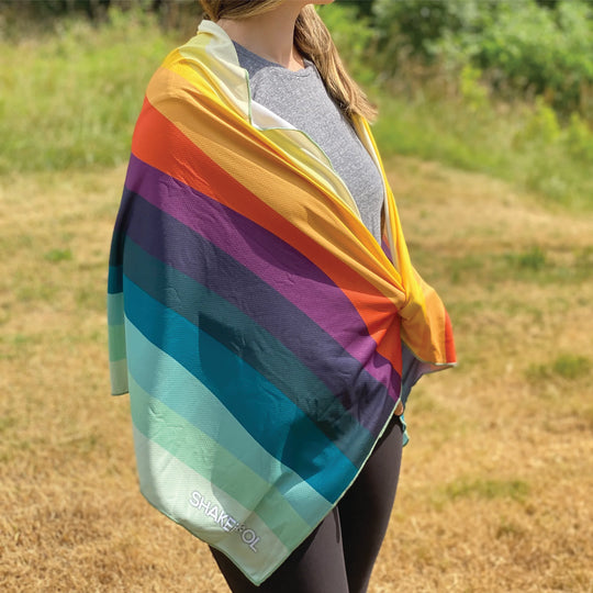 Cooling Shawl - Sunset Wave (70 x 30) banner