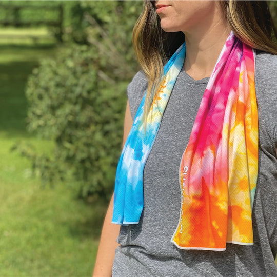 Extended Cooling Towel - TieDye Ring (40 x 12) banner