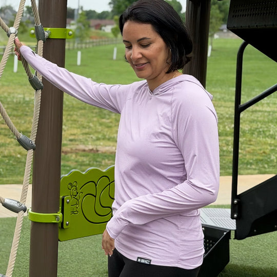 SIC Women's Cooling Hoodie - Purple banner