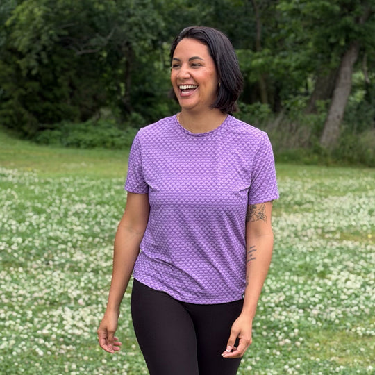 SIC Women's Cooling T-Shirt - Purple Scale banner