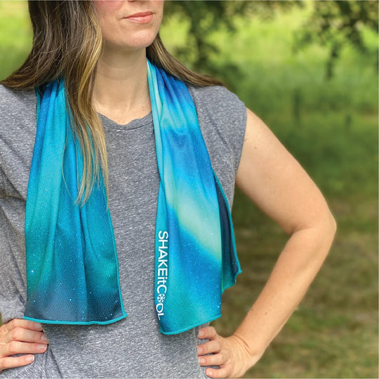 Extended Cooling Towel - Alaskan Sky  (40 x 12) banner