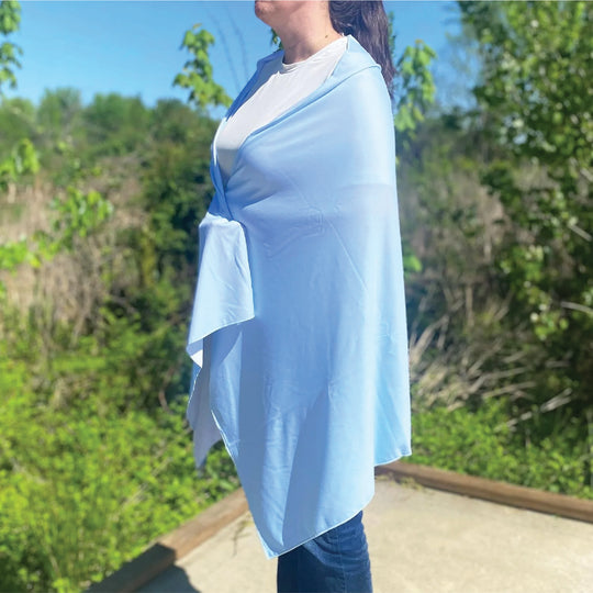 Cooling Shawl - Blue Sky (70 x 30) banner